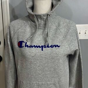 Champion Heather Gray Athletic Hoodie